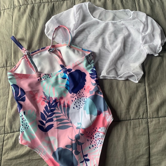 SIZE 100 (3-4Y) Toddler Girls Bathing Suit - Picture 7 of 7